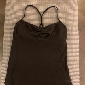 Lululemon Black Tank Top w/ Built in Bra